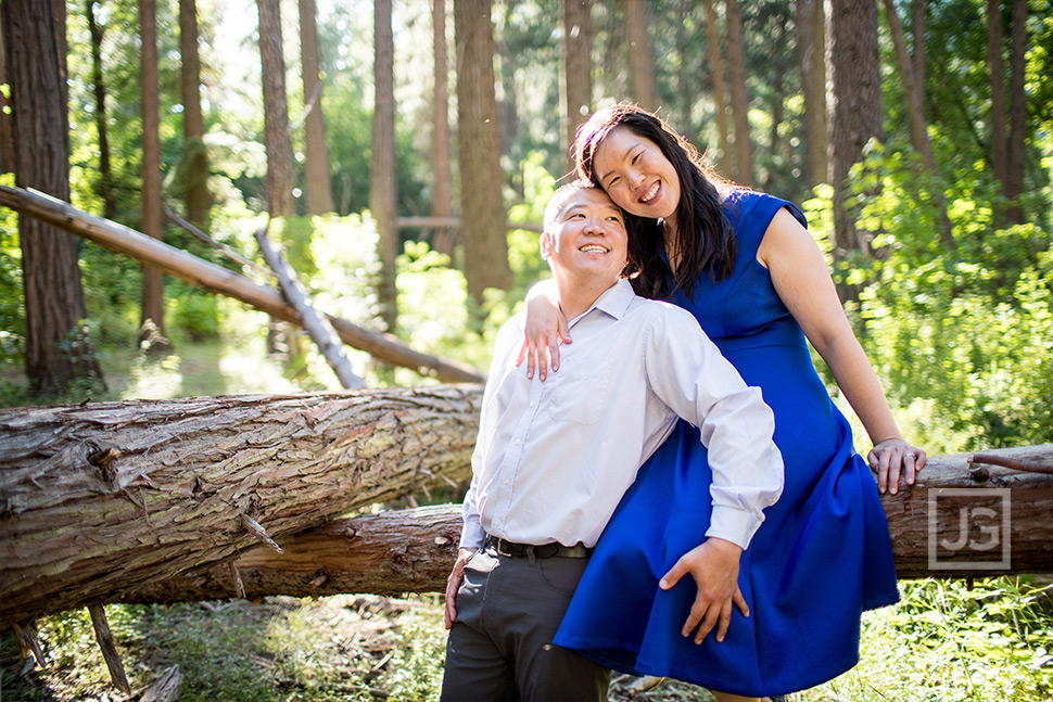 Yosemite Forest Engagement Photo