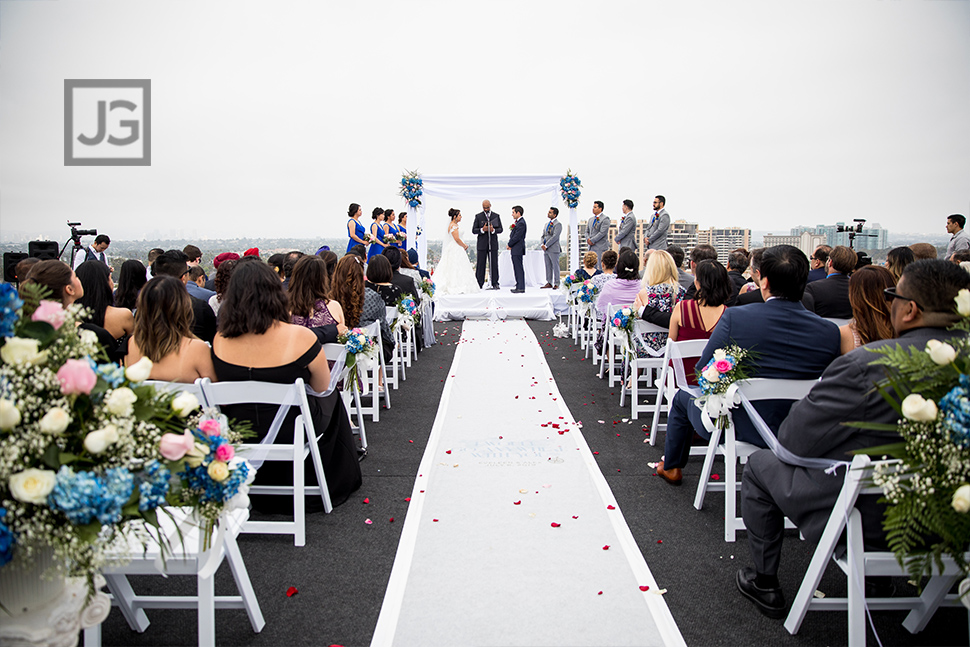 Marina Del Rey Mariott Wedding Ceremony