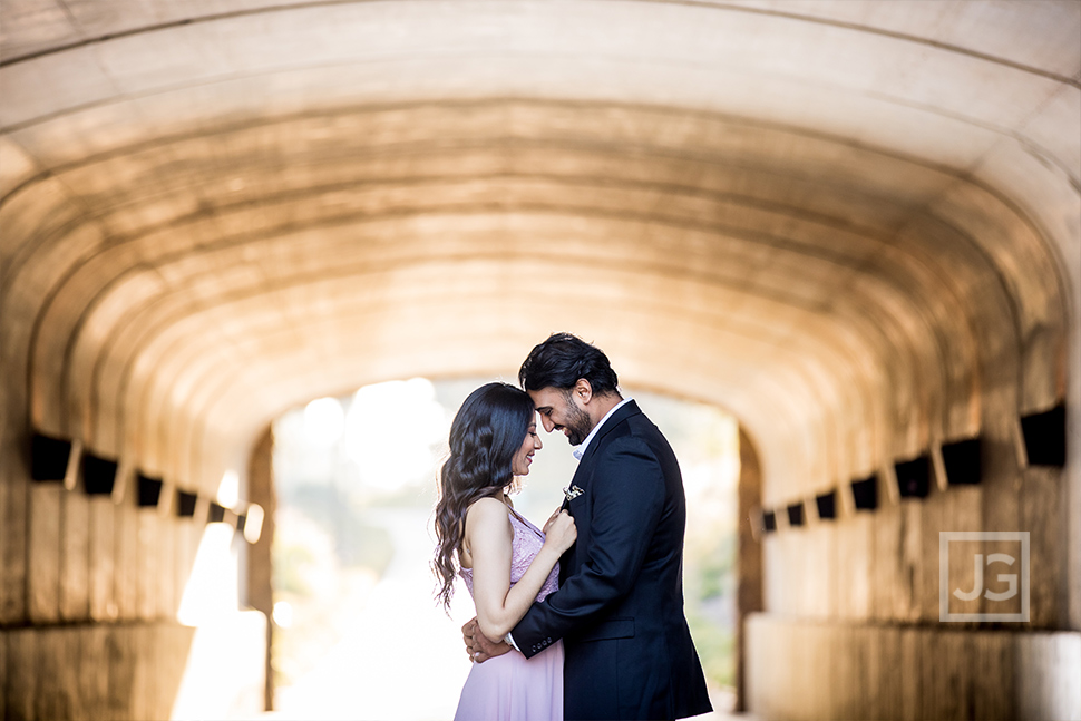 Tunnel Engagement Photos Irvine