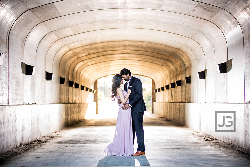 Tunnel Engagement Photos Irvine