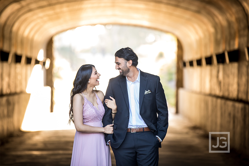 Tunnel Engagement Photos Irvine