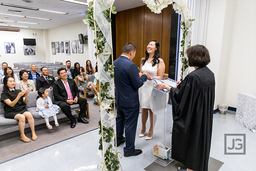 Beverly Hills Intimate Wedding Ceremony