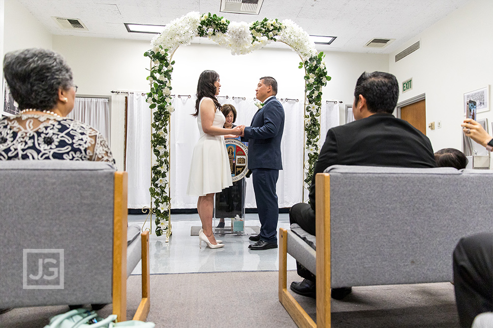 Beverly Hills Elopement Wedding Ceremony