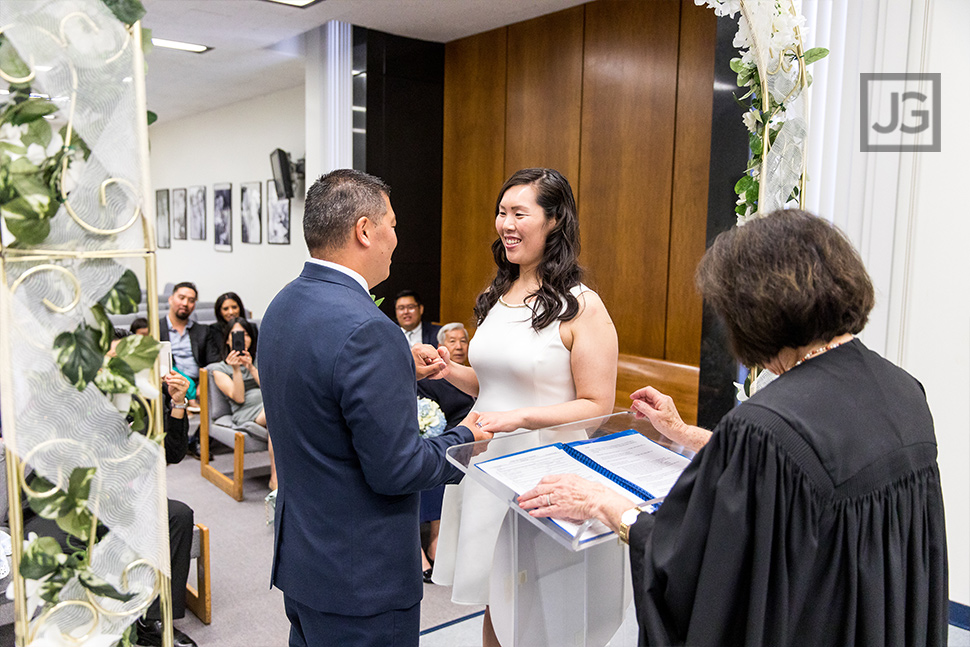 Beverly Hills Courthouse Wedding Ceremony