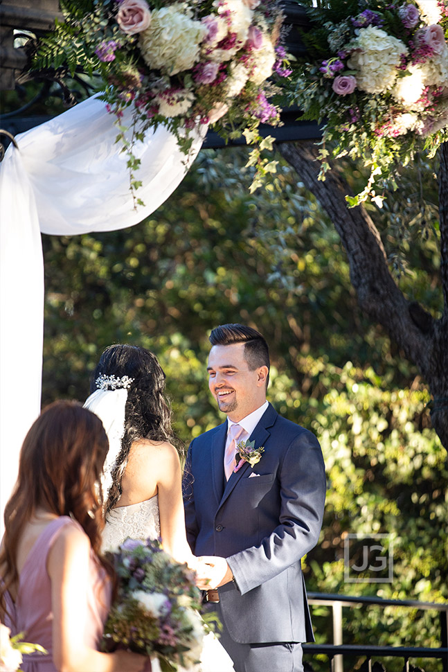 Padua Hills Theatre Wedding Ceremony Closeup