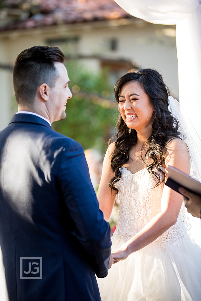 Padua Hills Theatre Wedding Ceremony Closeup