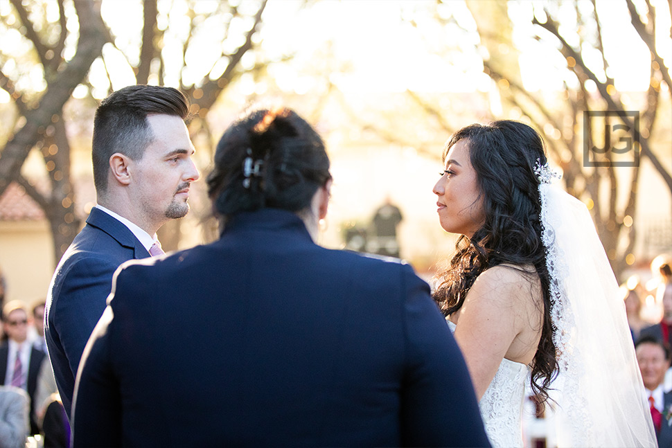 Padua Hills Theatre Wedding Ceremony Closeup