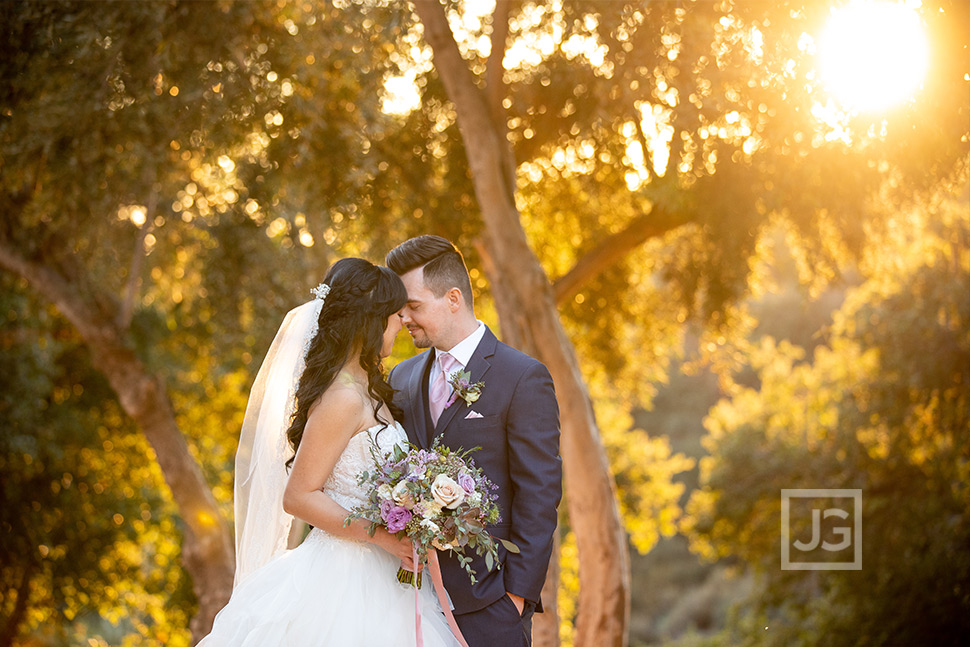 Padua Hills Wedding Photos with Trees
