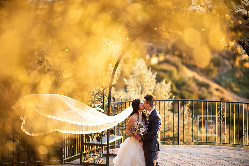 Padua Hills Wedding Photos on the Terrace