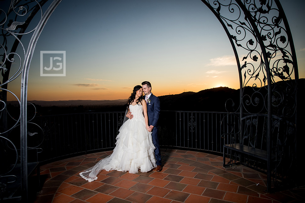 Padua Hills Wedding Photography on the Terrace