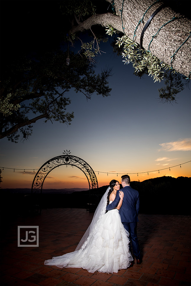 Padua Hills Wedding Photography on the Terrace