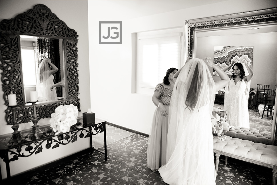 Padua Hills Theatre Wedding Bride Preparation