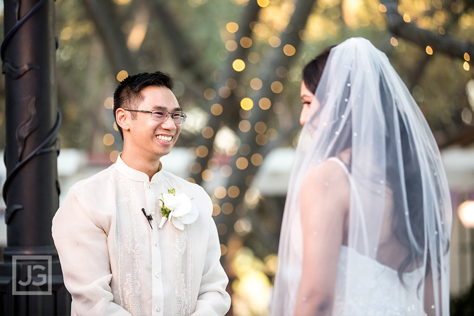 Groom during Wedding Ceremony