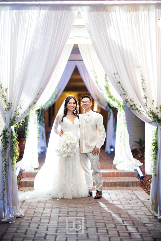 Padua Hills Theatre Front Entrance with White Drapes