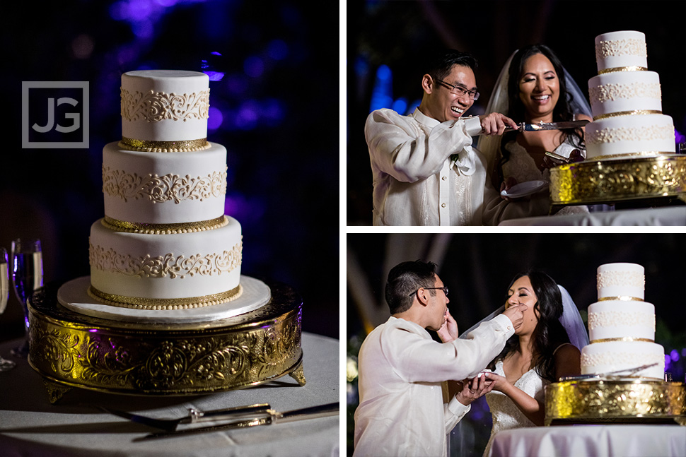 Micro Wedding Cake Cutting