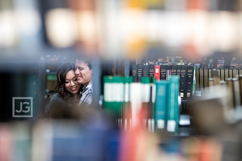 Cal Poly Pomona Library Engagement Photography