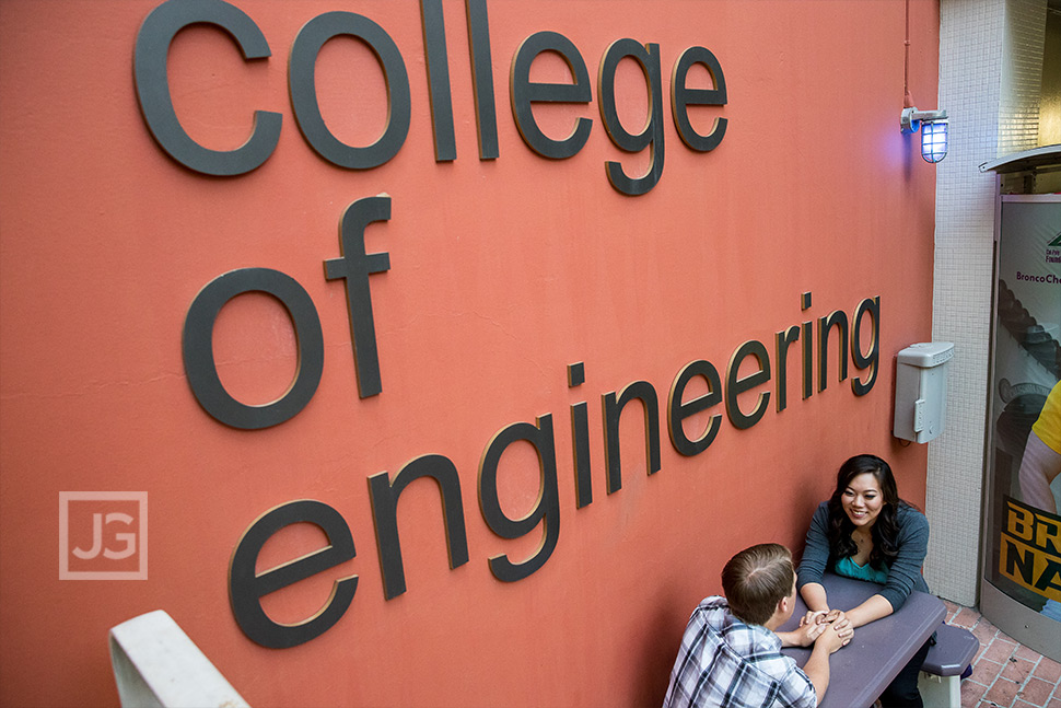 Engagement Photos Cal Poly Pomona College of Engineering