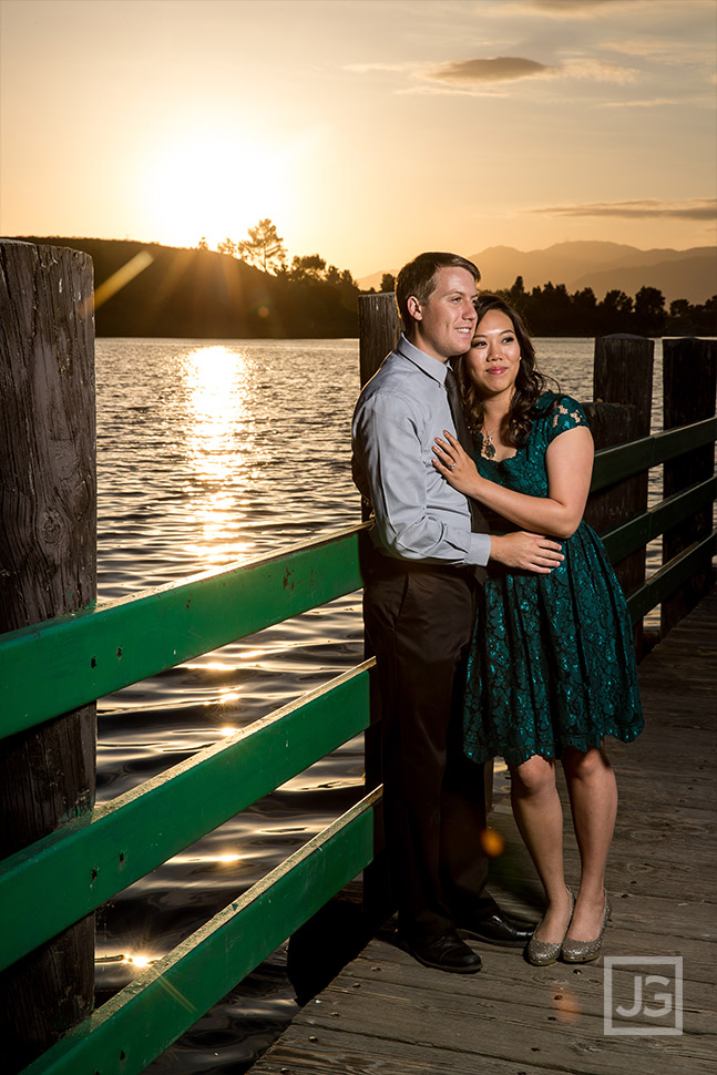 Bonelli Park Engagement Photos Pier