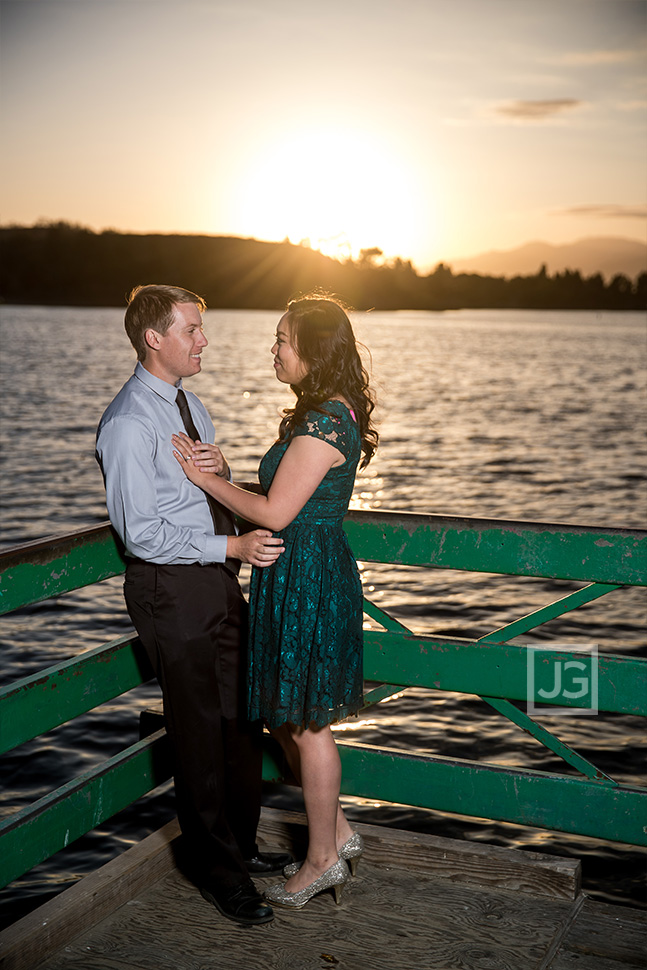 Bonelli Park Engagement Photos Sunset