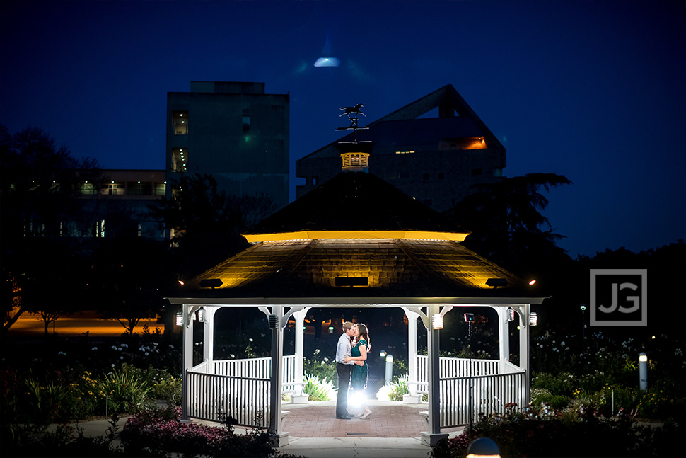 Cal Poly Pomona Engagement Photos Gazebo