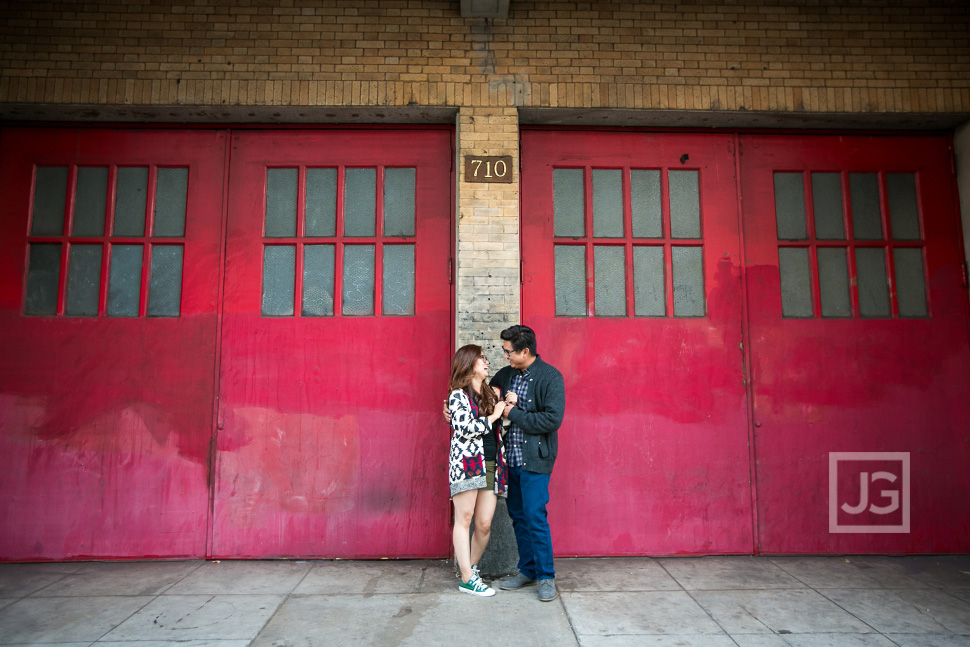 Red Engagement Photography