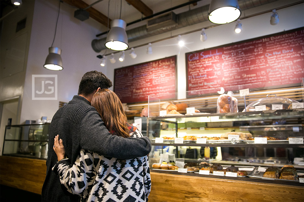 Cafe Engagement Photography