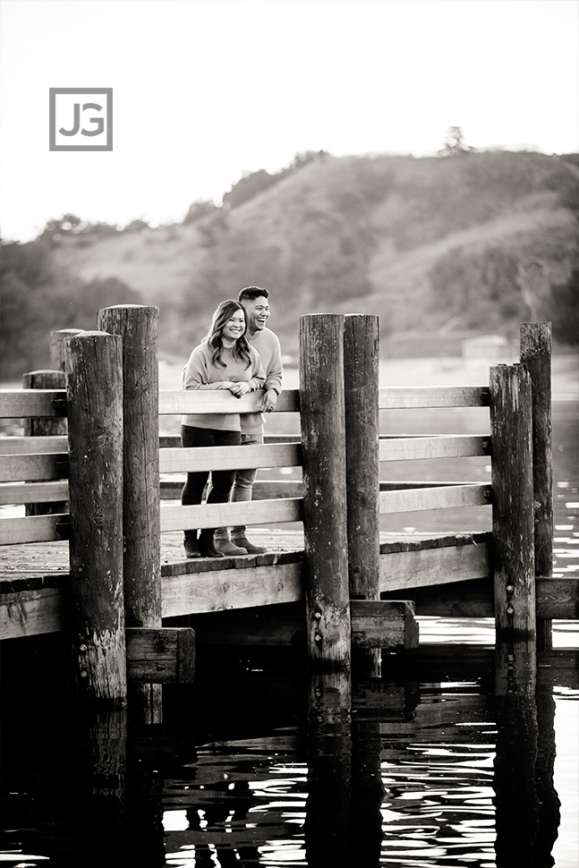 Bonelli Park Pier Engagement Photography