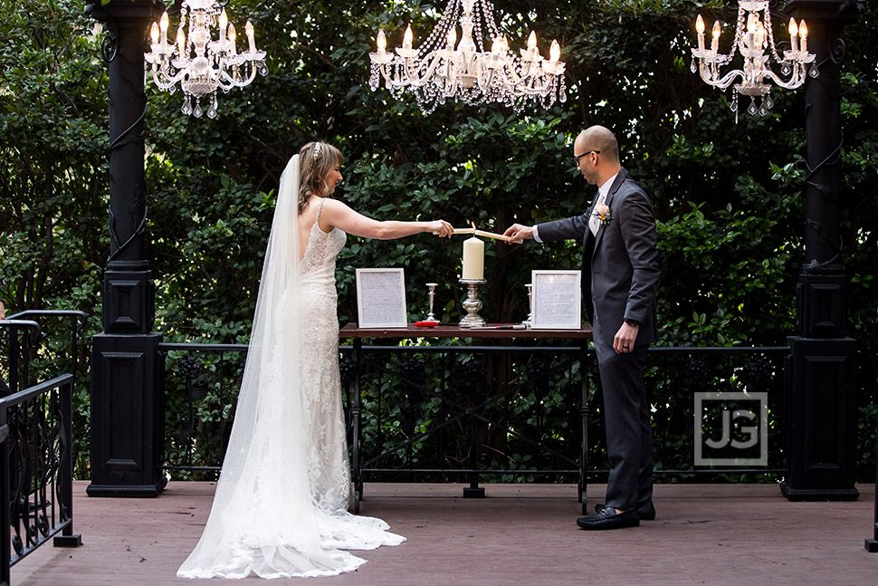 Padua Hills Theatre Wedding Lighting Ceremony with Candles