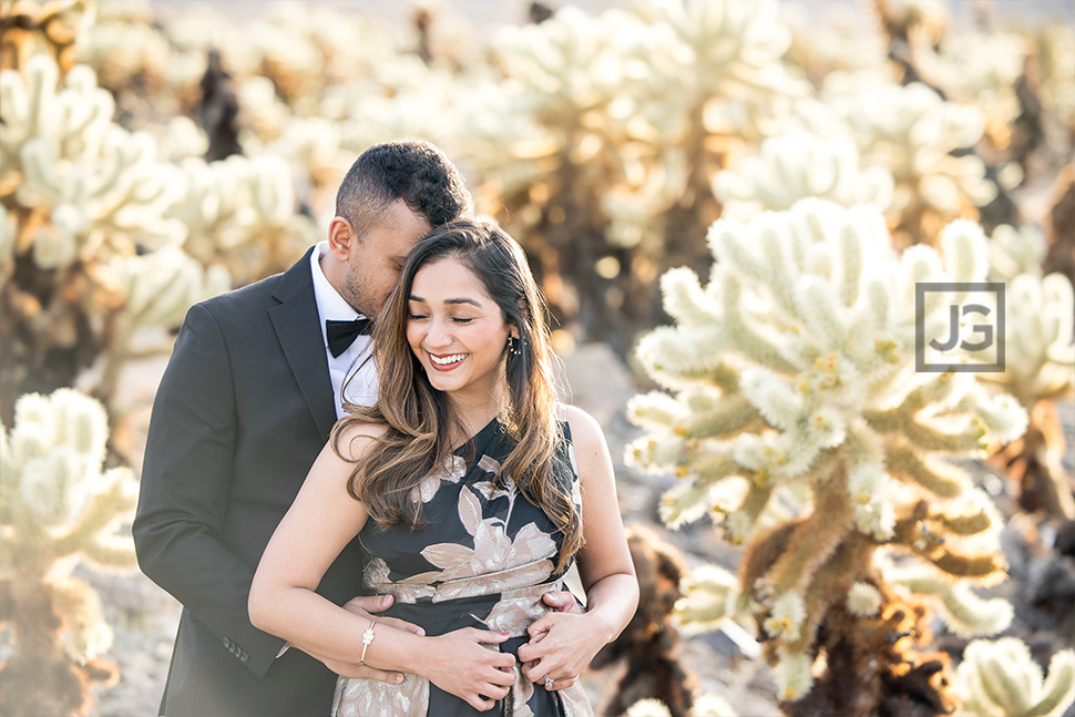 Cholla Cactus Engagement Photos