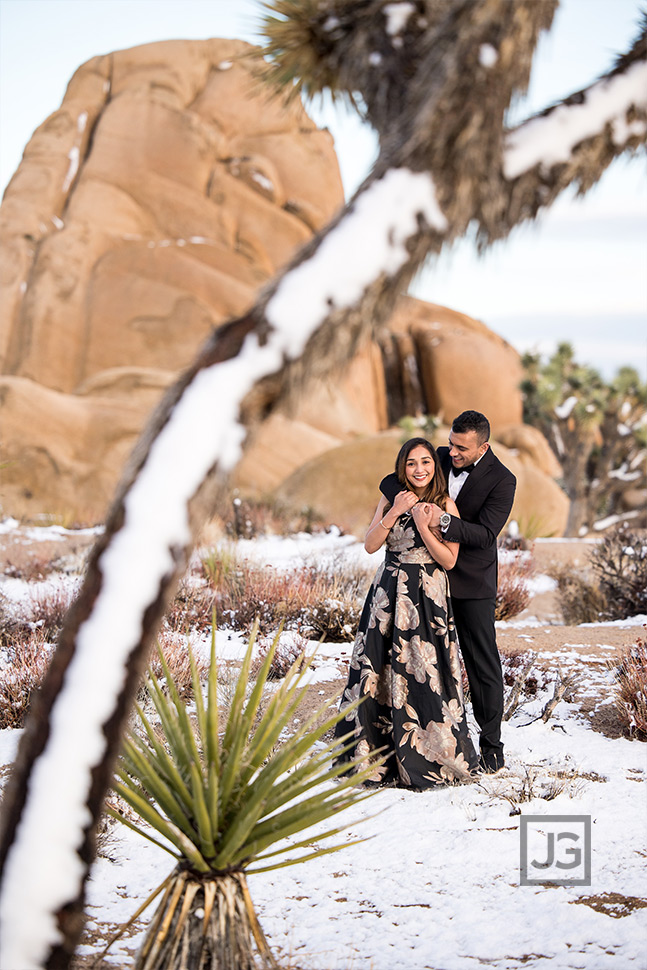 Snowy Engagement Photography