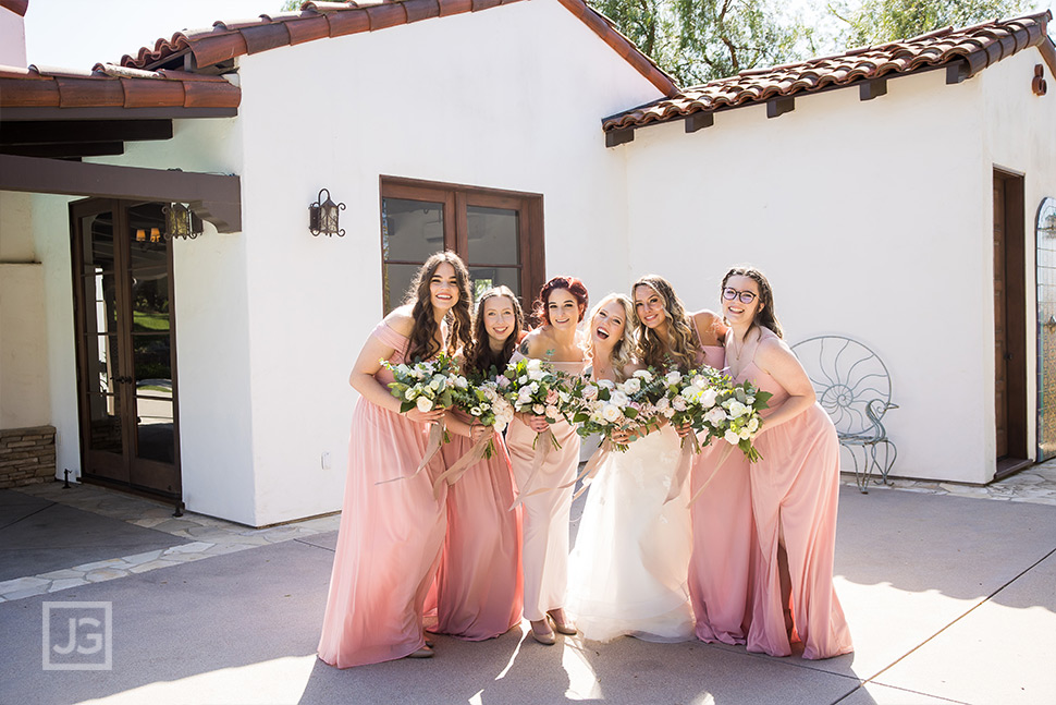 Bridesmaids Wedding Photo