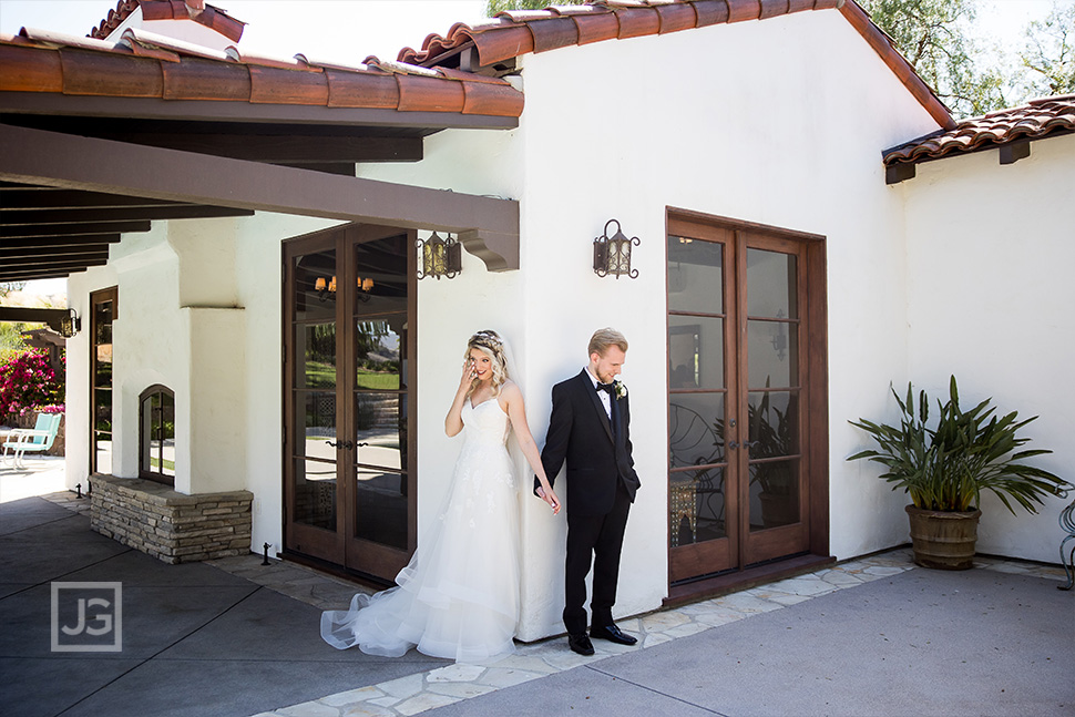 Bride Crying during First Touch