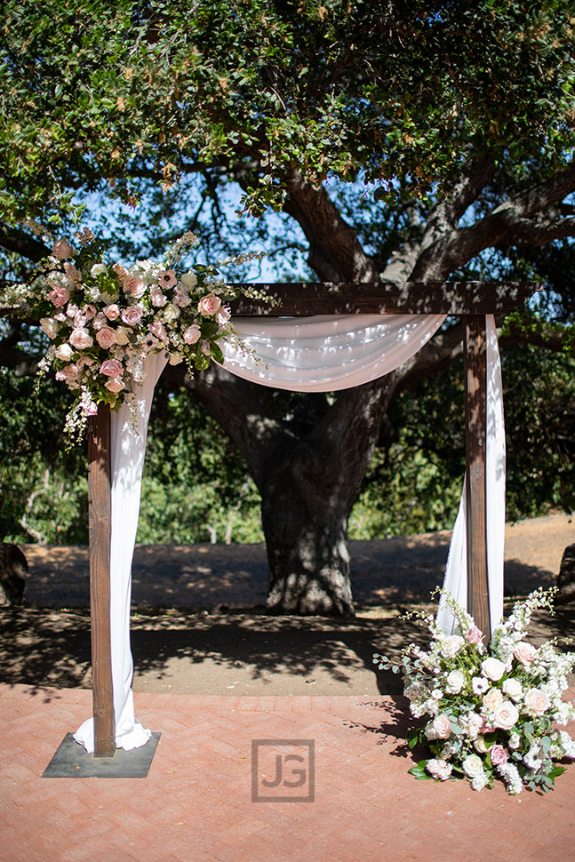 Quail Ranch Wedding Ceremony Arch