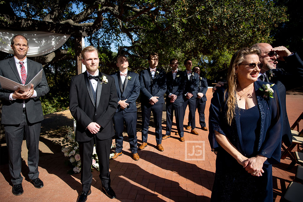 Groom Waiting for Bride