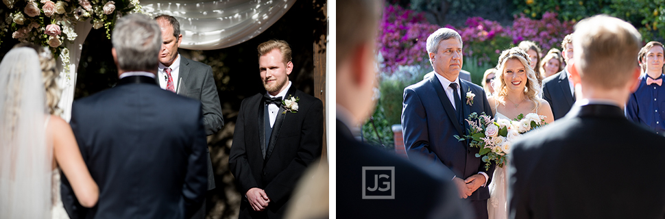 Bride Handed Off During Wedding Ceremony