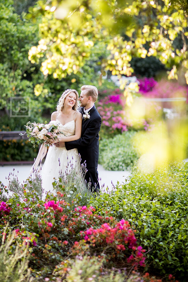 Quail Ranch Wedding Photography with Flowers