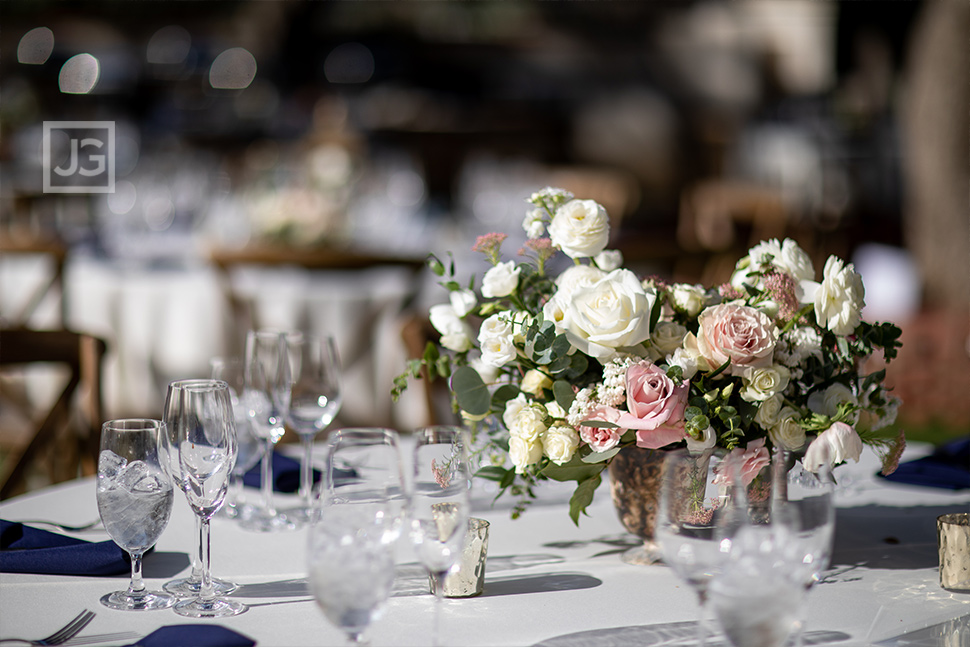 Quail Ranch Reception Centerpieces