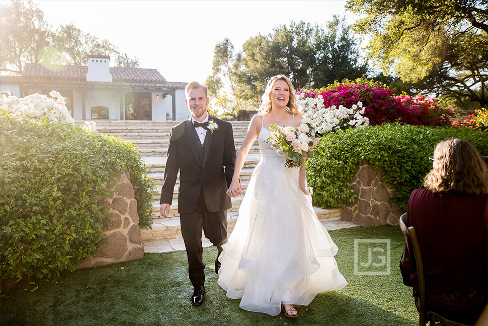 Wedding Grand Entrance at Quail Ranch