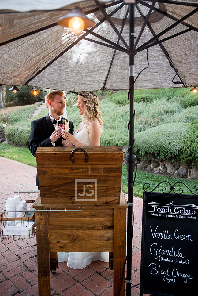 Simi Valley Wedding Gelato Stand