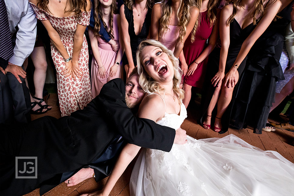 Bride and Groom being Silly and Funny