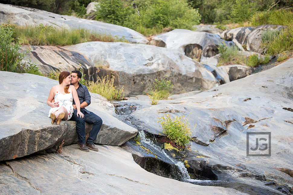 Waterslide Rocks Engagement Photos