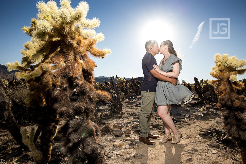 Cholla Cactus Engagement Photography