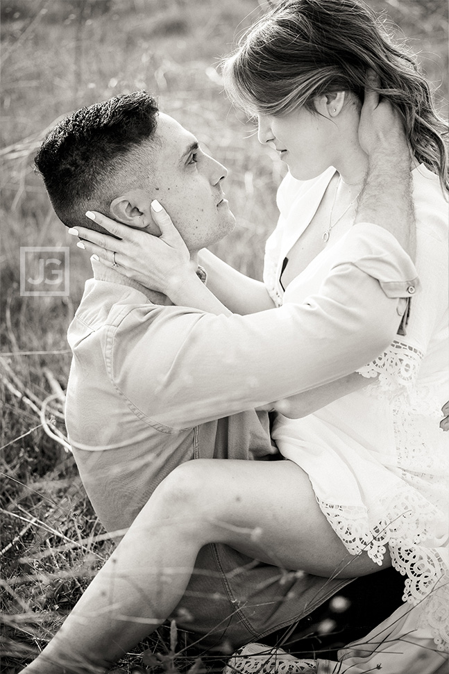 Intimate engagement photo