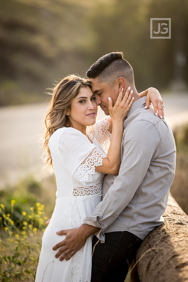 Rustic Engagement Photo