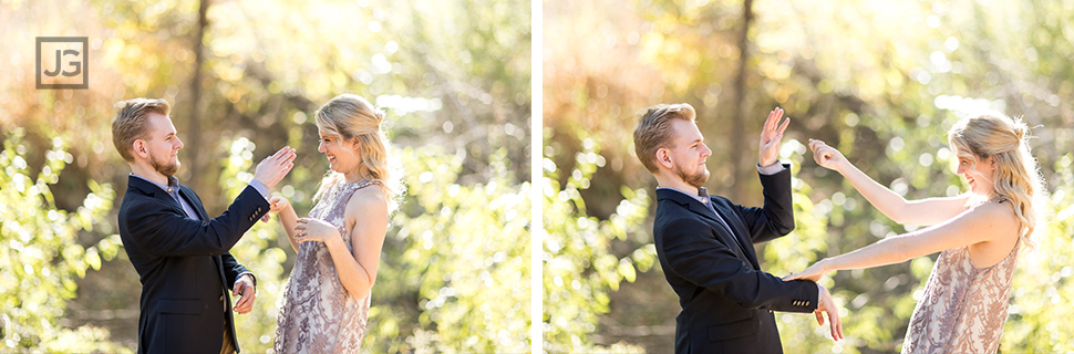 Silly and Fun Engagement Photo