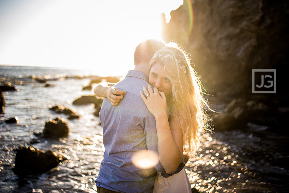 Malibu Beach Engagement Photography