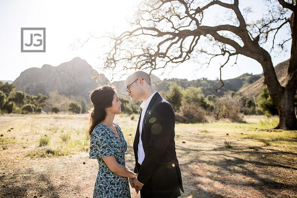 Malibu Creek Engagement Photography