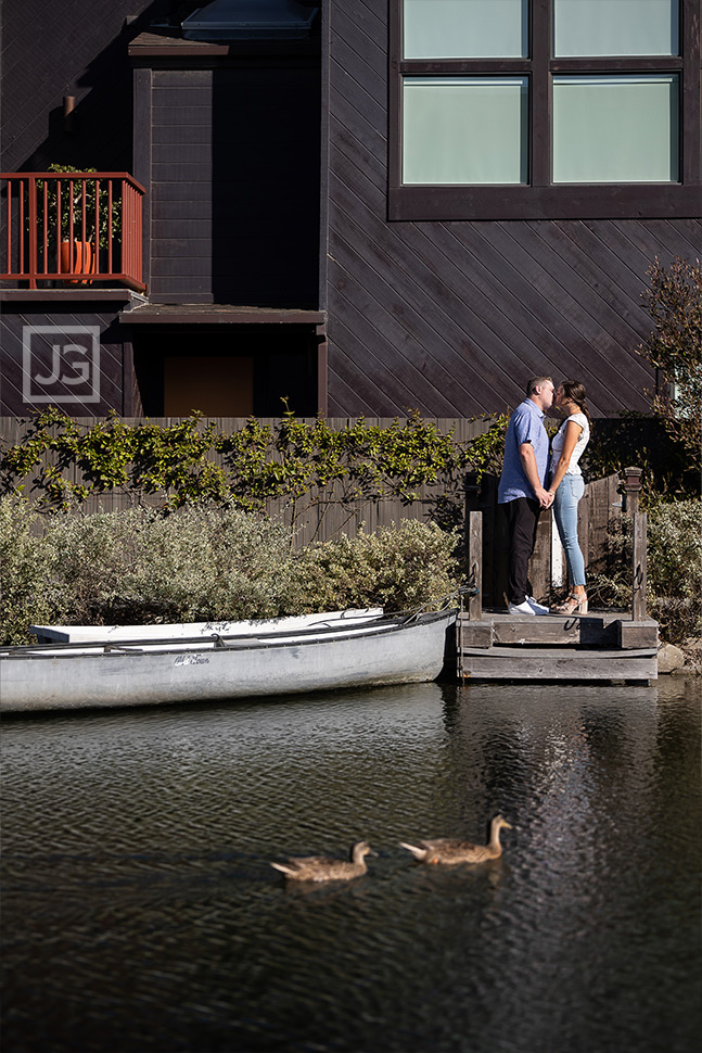 Venice Canal Couple Photo