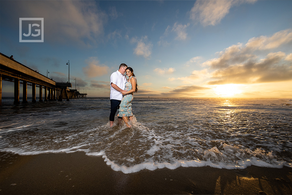 Venice Pier Engagement Photos