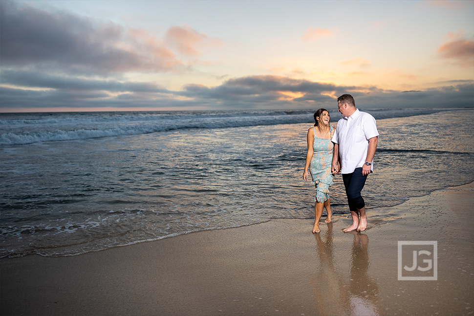 Walk During Sunset in Venice Beach